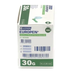 Europen aiguille pour stylo à insuline x 100