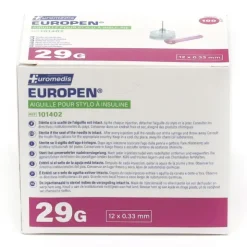Europen aiguille pour stylo à insuline x 100