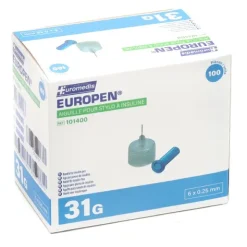 Europen aiguille pour stylo à insuline x 100
