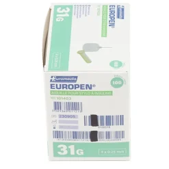 Europen aiguille pour stylo à insuline x 100