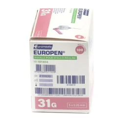 Europen aiguille pour stylo à insuline x 100