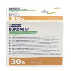 Europen aiguille pour stylo à insuline x 100