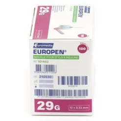 Europen aiguille pour stylo à insuline x 100