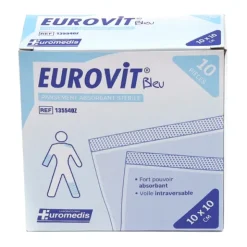 Eurovit pansement absorbant stérile 10 unités