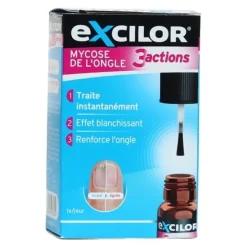 Excilor Mycose de l'ongle 3 actions