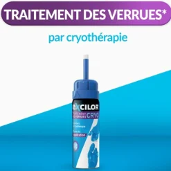 Excilor Verrue traitement par cryothérapie