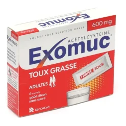 Exomuc 600 mg Poudre sachets