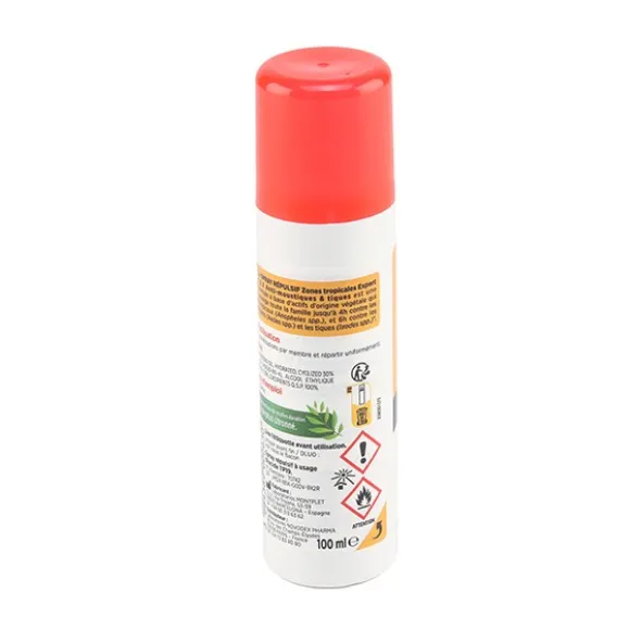 Expert 123 Anti moustiques et tiques Spray répulsif Zones tropicales
