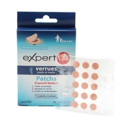 Expert 123 Patchs verrues pieds et mains