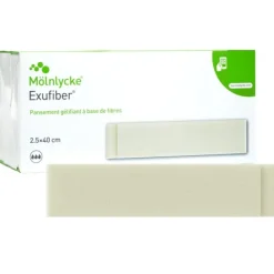 Exufiber pansement mèche Molnlycke