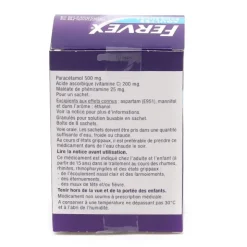 Fervex Adulte sans sucre état grippal sachets