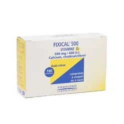 Fixical 500 Vitamine D3 500 mg/400 UI comprimé