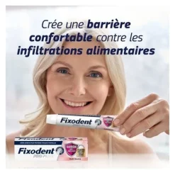 Fixodent Pro Plus Crème adhésive anti-particules