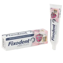 Fixodent Pro Plus Crème adhésive anti-particules