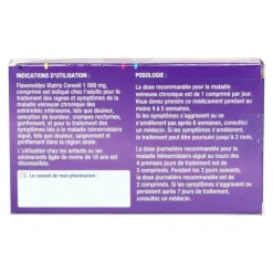 Flavonoides 1000 mg Viatris comprimé crise hémorroïdaire
