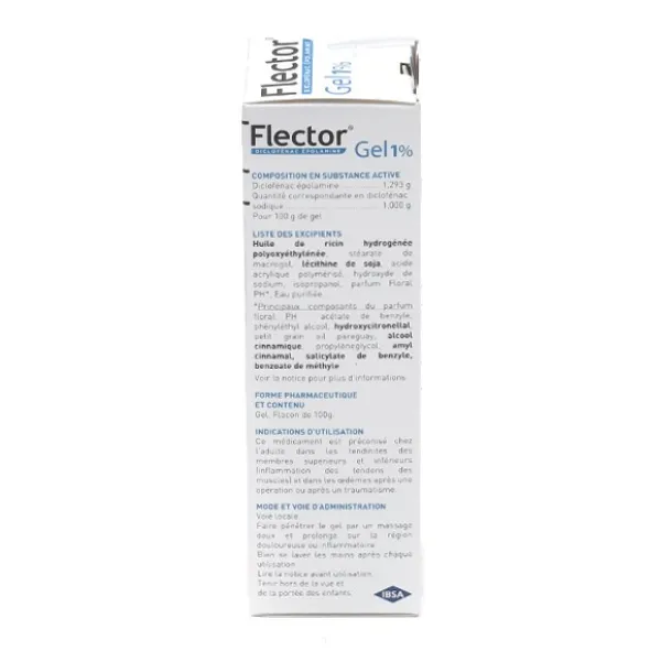 Flector gel anti inflammatoire