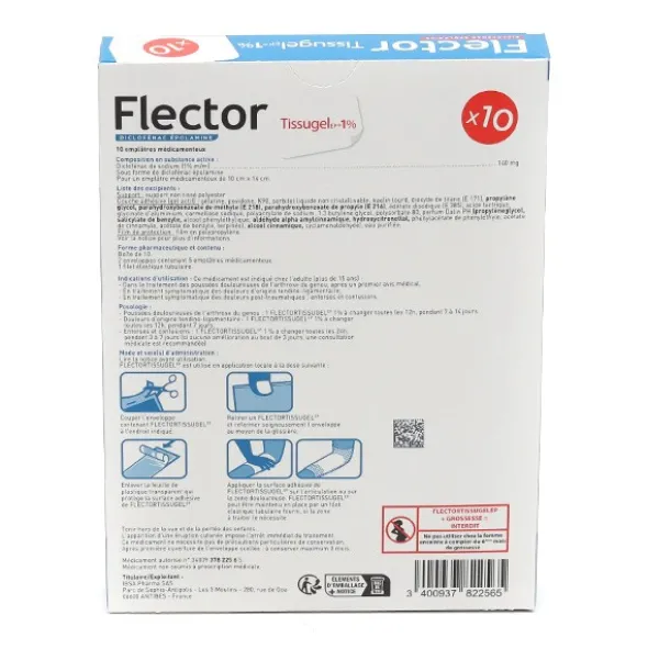 Flector Tissugel EP 1 % patch