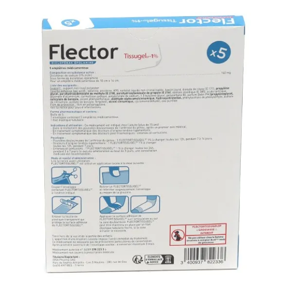 Flector Tissugel EP 1 % patch