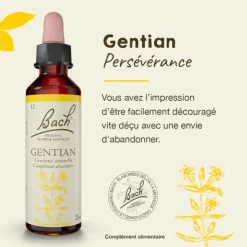 Fleurs de Bach Gentian n°12