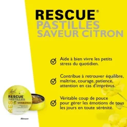 Fleurs de Bach Rescue citron pastilles
