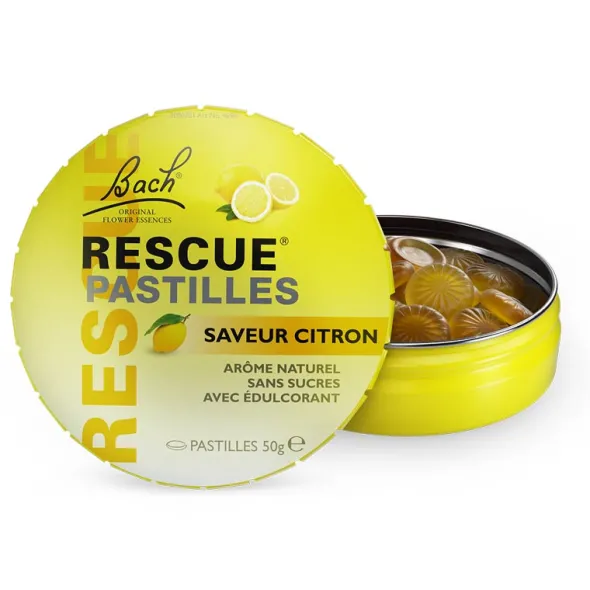 Fleurs de Bach Rescue citron pastilles