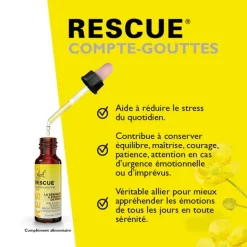 Fleurs de Bach Rescue gouttes anti stress
