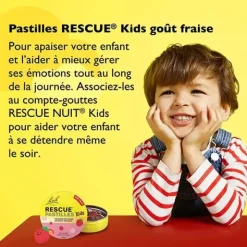 Fleurs de Bach Rescue Kids fraise pastilles