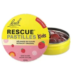 Fleurs de Bach Rescue Kids fraise pastilles