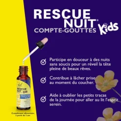 Fleurs de Bach Rescue Nuit Kids gouttes buvables