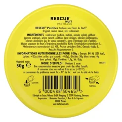 Fleurs de Bach Rescue Nuit pastilles