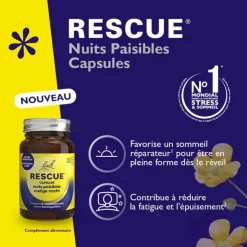 Fleurs de Bach Rescue Nuits paisibles capsules