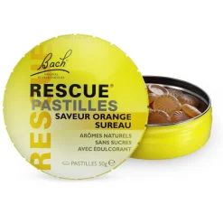Fleurs de Bach Rescue orange sureau pastilles
