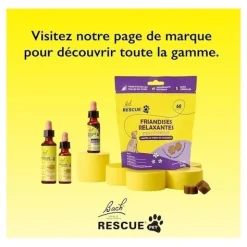 Fleurs de Bach Rescue Pets Friandises relaxantes pour chiens