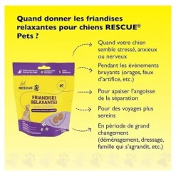 Fleurs de Bach Rescue Pets Friandises relaxantes pour chiens