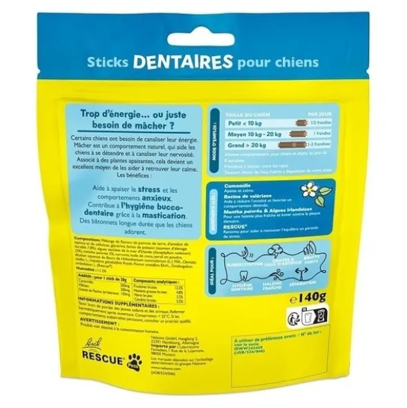 Fleurs de Bach Rescue Pets Zen + sticks pour chien