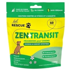 Fleurs de Bach Rescue pets Zen + Transit friandises chiens