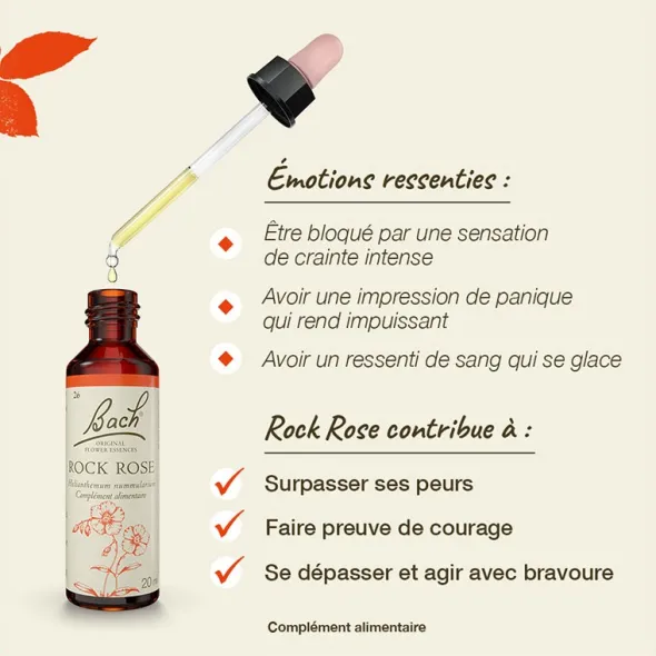 Fleurs de Bach Rock rose n°26