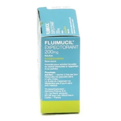 Fluimucil Expectorant 200 mg sachet sans sucre Adulte
