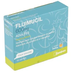 Fluimucil expectorant 600 mg sachet