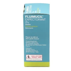 Fluimucil 2 % sans sucre sirop
