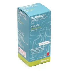 Fluimucil 2 % sans sucre sirop