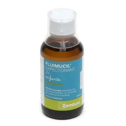 Fluimucil sirop expectorant 2 % enfants sans sucre