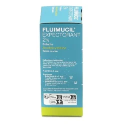 Fluimucil sirop expectorant 2 % enfants sans sucre