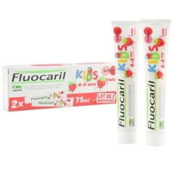 Fluocaril Kids gel dentifrice Fraise 0-6 ans