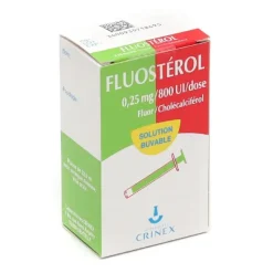Fluostérol 0,25 mg/800 UI/dose gouttes