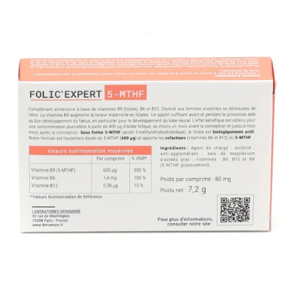Folic'Expert 5-MTHF comprimés