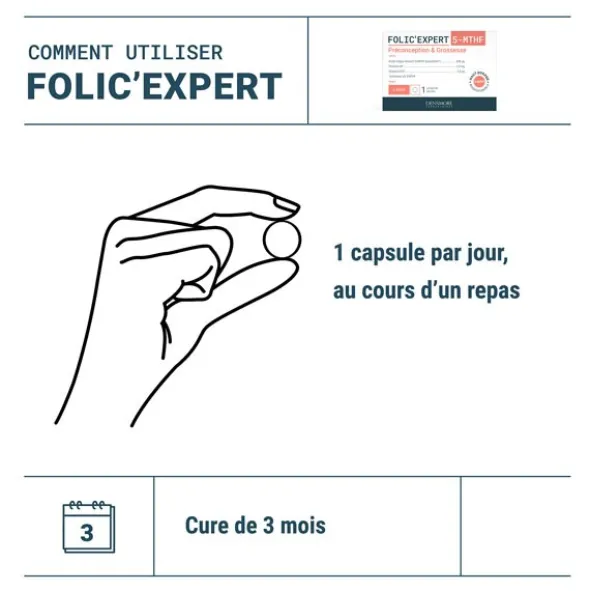 Folic'Expert 5-MTHF comprimés