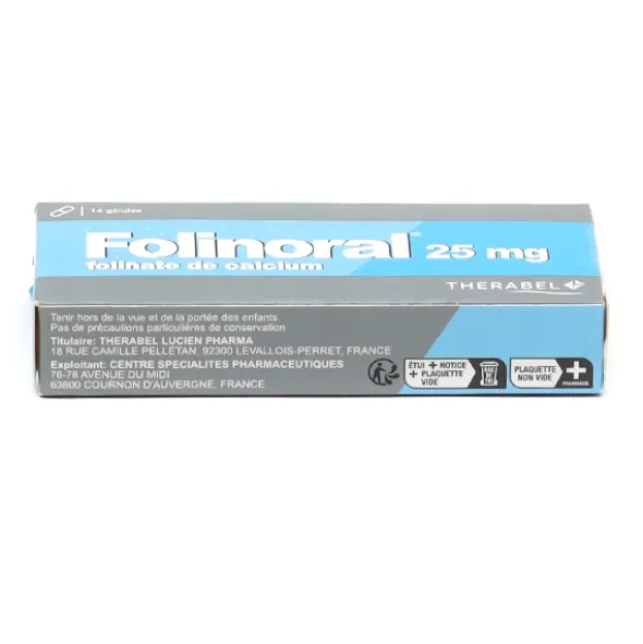 Folinoral 25 mg gélules