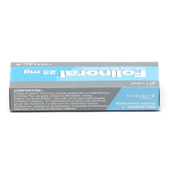 Folinoral 25 mg gélules