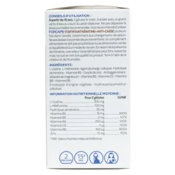 Forcapil Fortifiant kératine + Cheveux et ongles gélules